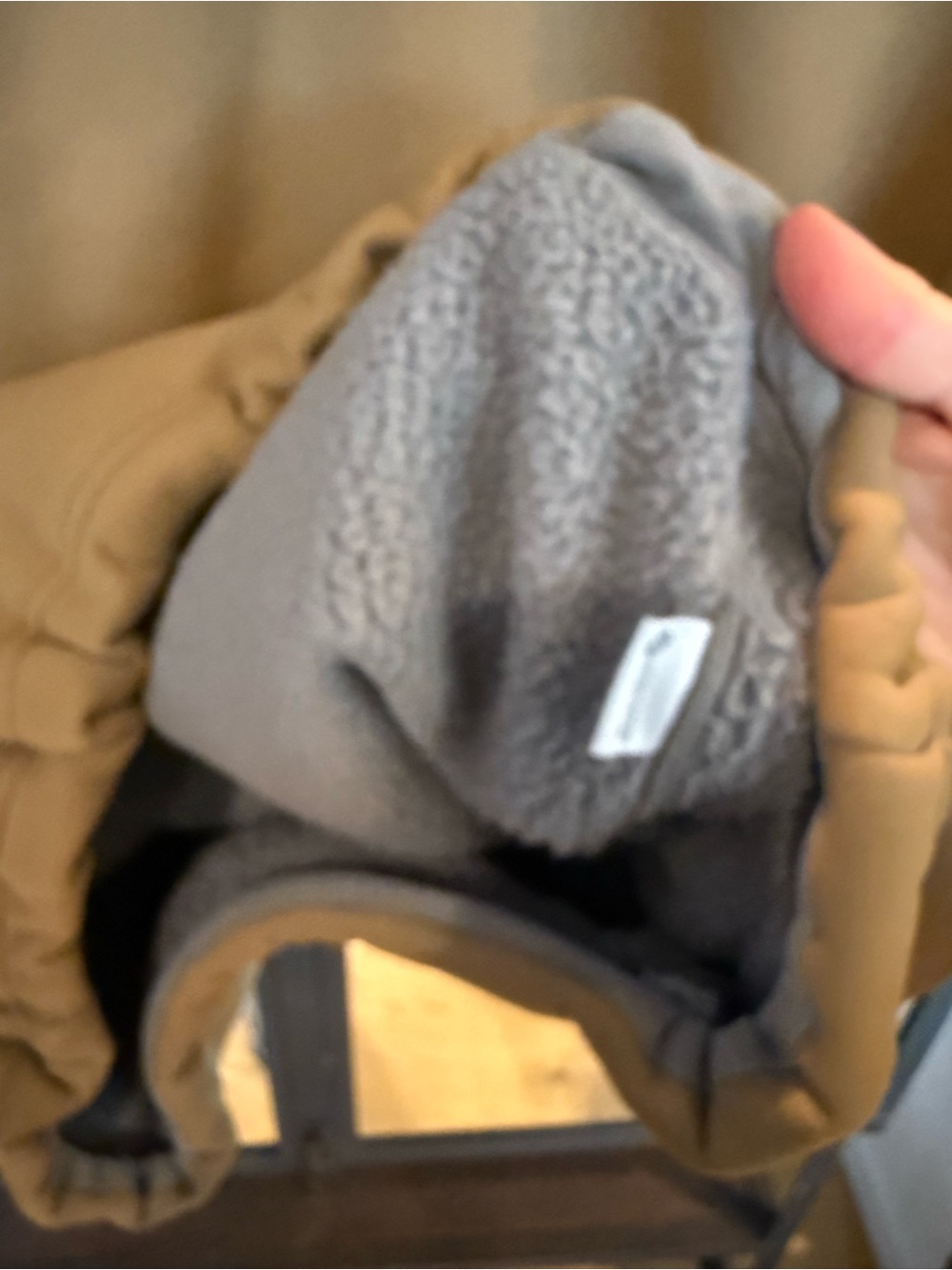 Sitka Duck Oven Two-Tone Olive and Tan Performance Hoodie - Picture 8 of 10
